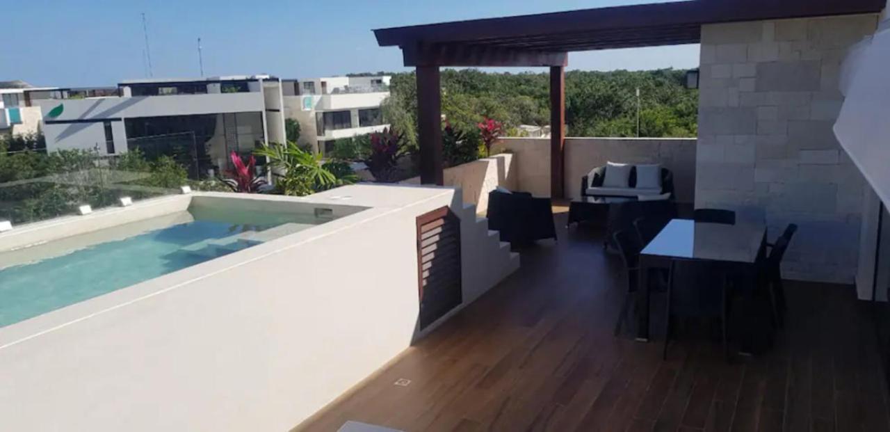 Apartamento Penthouse Blue Luxury La Veleta Tulum Exterior foto