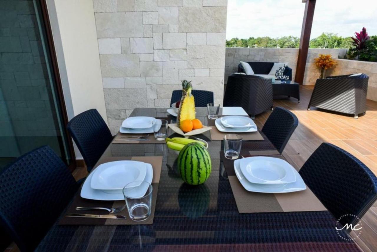 Apartamento Penthouse Blue Luxury La Veleta Tulum Exterior foto