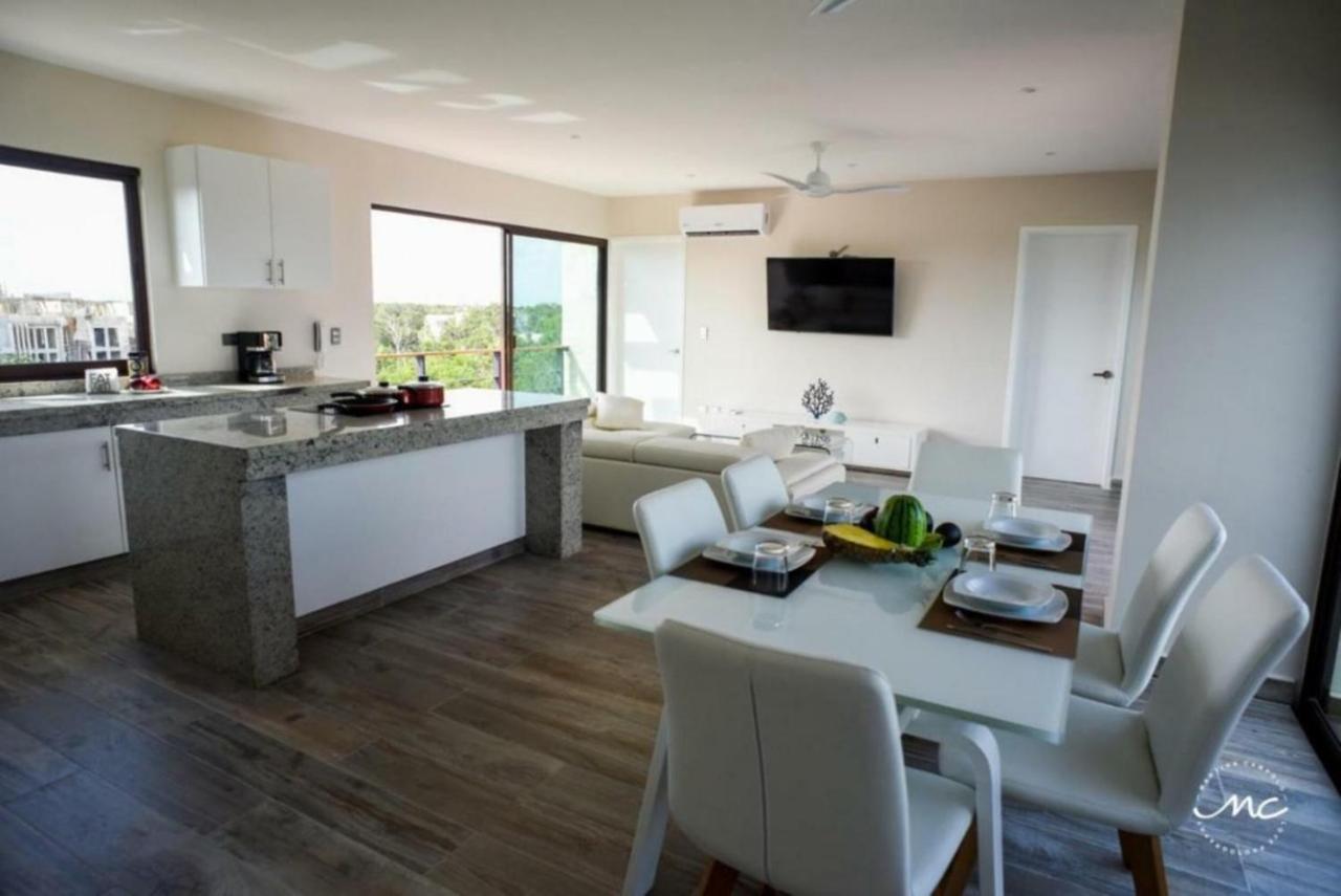 Apartamento Penthouse Blue Luxury La Veleta Tulum Exterior foto