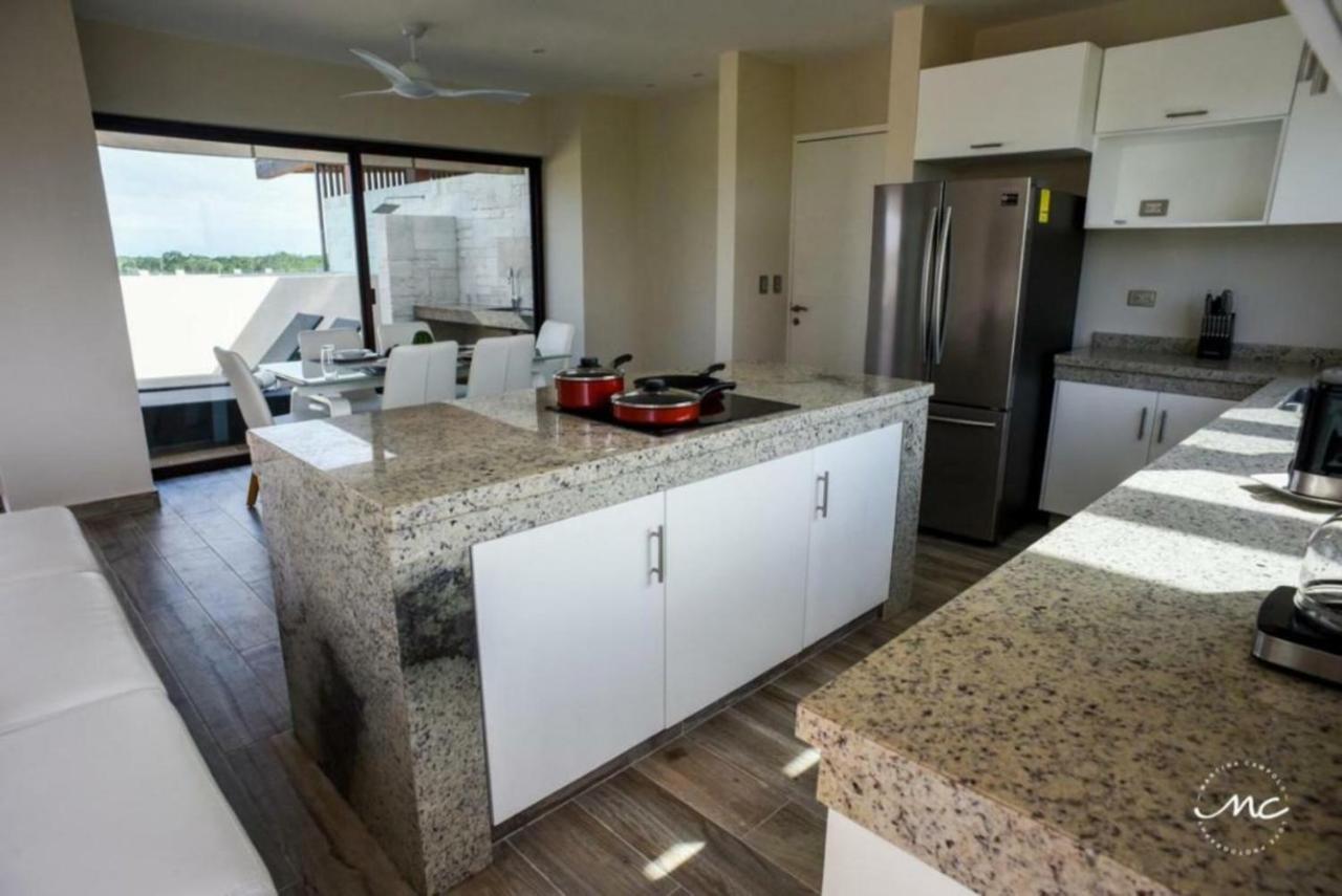 Apartamento Penthouse Blue Luxury La Veleta Tulum Exterior foto