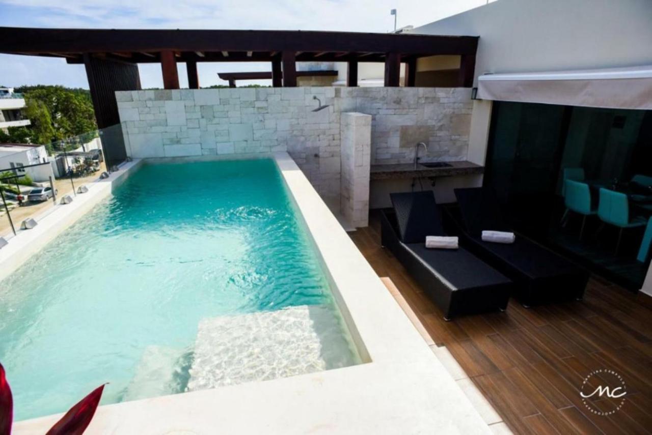 Apartamento Penthouse Blue Luxury La Veleta Tulum Exterior foto