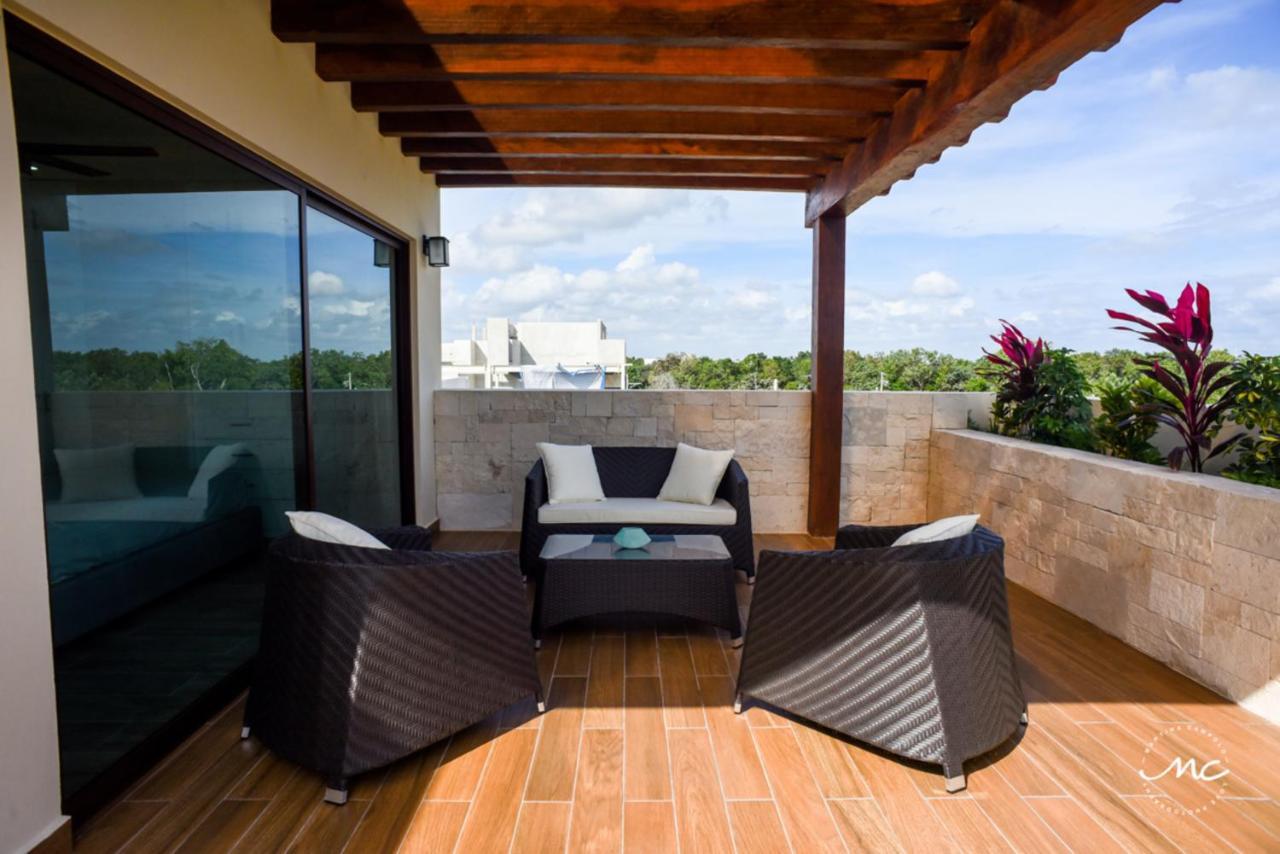 Apartamento Penthouse Blue Luxury La Veleta Tulum Exterior foto